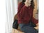Women Sweater Cardigan Single Breasted Long Sleeve Elegant Vintage Jumper Solid Carousel 8
