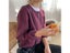 Women Sweater Cardigan Single Breasted Long Sleeve Elegant Vintage Jumper Solid Carousel 9