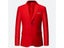 3 Piece Men's Wedding Suit Slim Solid Color Business Office Suit Sets Large Carousel 7