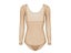 One Piece Leotard Mesh Chest Opened Top Long Sleeves Costume Accessories Women Carousel 3
