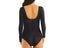 One Piece Leotard Mesh Chest Opened Top Long Sleeves Costume Accessories Women Carousel 6