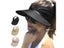 Flexible Adult Hat For Women Anti-UV Wide Brim Visor Hat Easy To Carry Travel Carousel 4