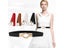 1 Pcs Fashion Women PU Leather Belts Multi Solid Color Waist Band Thin Elastic Carousel 3
