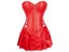 Sexy Women Gothic Faux Leather Lace Up Steampunk Corset Skirt Set S-6XL Carousel 6