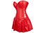 Sexy Women Gothic Faux Leather Lace Up Steampunk Corset Skirt Set S-6XL Carousel 7