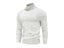 New Winter Men's Turtleneck Cotton Slim Knitted Pullovers Solid Color Casual Carousel 1
