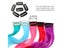 Synthetic Rainbow Wavy Hair Extensions Long Hair Extensions One Single Clip In Carousel 6