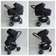 4 in 1 Baby Brightness Palms Travel System Black IN STOCK Carousel 12