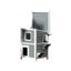 Cat House Wooden Outdoor Shelter Rabbit Hutch Condo Small Dog Roof House Carousel 1