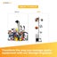 Social Hike Sports Equipment Storage Rack Vertical Ball Organiser Basketball Gar Carousel 5