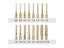 Useful 0.8mm-3.175mm Titanium Coated Carbide Milling Cutter Engraving Edge Carousel 6