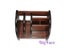 Fine Wool 6 Blocks Cherry Wood Parallel-Chord Holder Storage Box Carousel 6