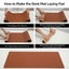 Large Size Desk Protector Mat Pu Leather Waterproof Office Accessories Desk Mat Carousel 6