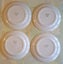 Four plain white Apollo dinner plates - 25.5 cms Carousel 6