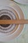 Three brown Telstar on Apollo dinner plates - 25.5cms Carousel 5