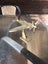 A FINE VINTAGE ART DECO WAR PLANE ON STAND BRASS Carousel 2