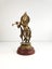 Brass Krishna Hindu Sculpture on Wooden Base 30cm - $1 Reserve Charity Auction! Carousel 1