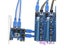 Hot PCI Express Riser Card 1x To 16x 1 To 4 PCIE USB 3.0 Slot Multiplier Hub Carousel 4