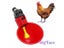 2Pcs Poultry Water Drinking Cups Automatic Quail Chicken Drinker Plastic Carousel 3