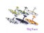 1Pcs 22*18CM Assemble Fighter Model Toy Tool Set 1/48 Scale Spitfire Gift For Carousel 6
