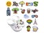 1PCS PVC Shoe Charms For Kid's Party Plane Decoration Accessories Carousel 4