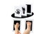 Newborn Baby DIY Hand And Footprint Kit Ink Pads Photo Frame Handprint Toddlers Carousel 3
