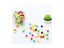 TUTU Candy Colors Pellet Push Pin 150PCS New Creative Plastic Carousel 1