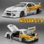 New 1:24 Scale Alloy Wide Body Decorate Sports Car Model With LED Lights and Carousel 4