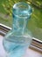 19cm long-neck aqua flask-shaped bottle Carousel 3