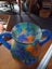 Handpainted Glass Vase Carousel 7