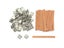 100sets Wood Candle Wicks With Sustainer Tab For Candle DIY Home Church Deco Carousel 5