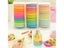 10PCS/box Rainbow Solid Color Japanese Masking Washi Sticky Paper Tape Adhesive Carousel 1