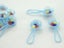 Tiny Baby Rattles, Blue or Pink 12/pk - Craft or Baby Showers Carousel 1