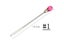 3PCS Nail Art Stirring Rod Tools Stainless Steel Acrylic Powder Liquid Gel Carousel 1