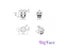 10Pcs Zinc Keyless Thumbturn Cam Lock For RV Cabinet Mailbox Drawer Lock Latch Carousel 1