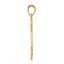 14k Solid Gold Polished Dog Bone Charm, 34x19mm Carousel 2