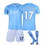 2023-24 Manchester City Home DE BRUYNE No.17 Football Jersey Set Carousel 1