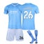 2023-24 Manchester City Home MAHREZ No.26 Football Jersey Set Carousel 1
