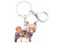 Bonsny Enamel Yorkie Dog Key Chain Key Ring Jewelry For Women Carousel 5