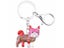 Bonsny Enamel Yorkie Dog Key Chain Key Ring Jewelry For Women Carousel 7