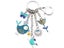 Bonsny Enamel Alloy Key Chain For Women Girl Bag Charm Pendant Jewelry Carousel 5