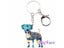 Bonsny Enamel Jack Russell Dog Key Chain For Women's Bag Pendant Carousel 4