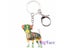 Bonsny Enamel Jack Russell Dog Key Chain For Women's Bag Pendant Carousel 7
