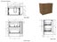 750 ANGOLO LUXE LEFT CORNER FLOORSTANDING VANITY IN RIVERIA OAK SIERA CURVE SLAB Carousel 6