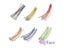 10pcs Colorful Screw Locking Stainless Steel Keychain Cable Rope Holder Carousel 7