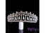 Vintage Silver Crown Crystal Pearls For Bridal Hair Accessories Carousel 1