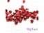Isywaka Sale Red Copper Color 100pcs 4mm Bicone Austria Crystal Beads Charm Carousel 5