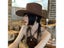 Western Cowboy Hat Wide Brim Jazz Hat Suede Cowboy Hat Gift For Gatherings Carousel 3
