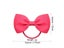 1 Pcs Fashion Small Baby Elastic Rubber Band Head Rope Mini Solid Ribbow Bow Carousel 4