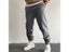 Winter Pants Men Fleece Joggers Sweatpants Drawstring Trousers Men Running Carousel 1